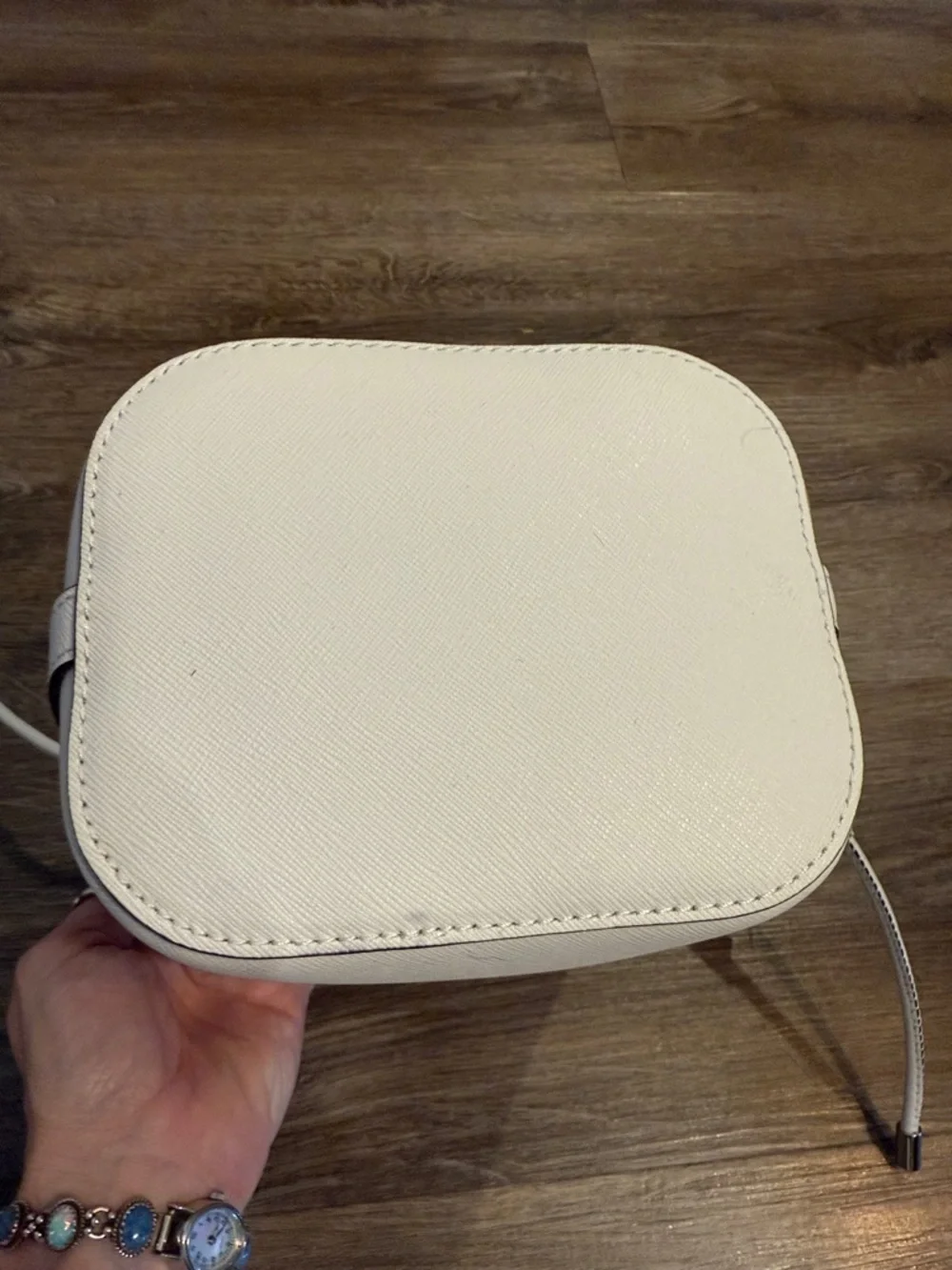 NWT Kate Spade Cameron Small Bucket Bag White 6734